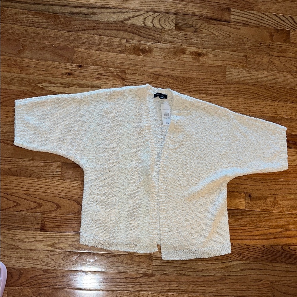 Ann Taylor Cream Women's Cardigan